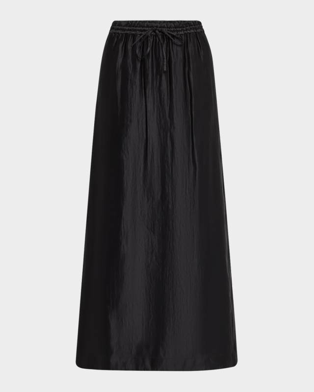 Liam Elastic Waistband Long Skirt